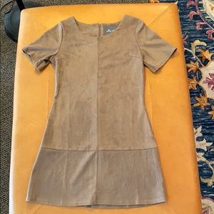 Suede Paper Crane Dress